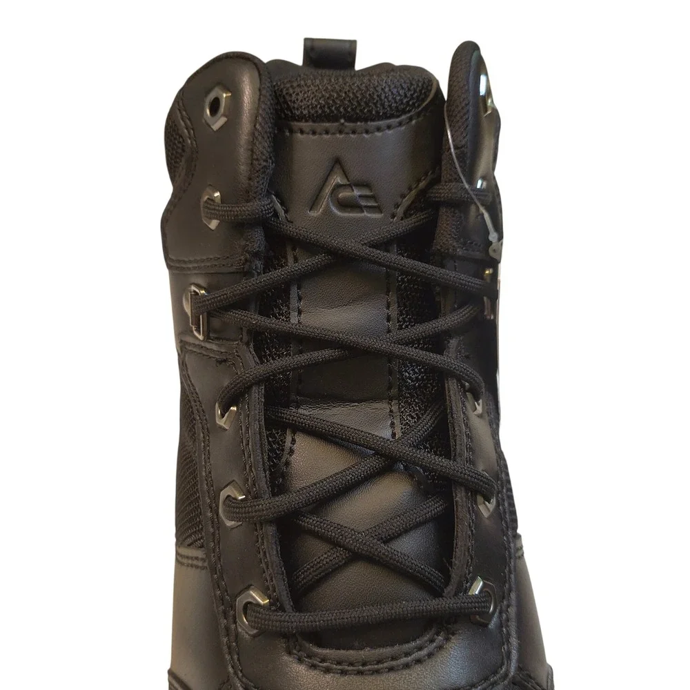 ACE Voyager II ST Work Boots Steel Toe Slip‎ Resistant Black 9.5 11 Wide NWT